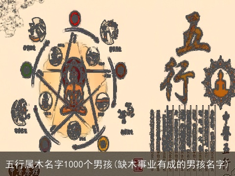 五行属木名字1000个男孩(缺木事业有成的男孩名字)