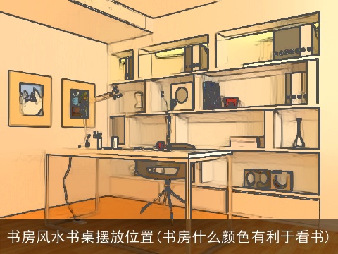 书房风水书桌摆放位置(书房什么颜色有利于看书)