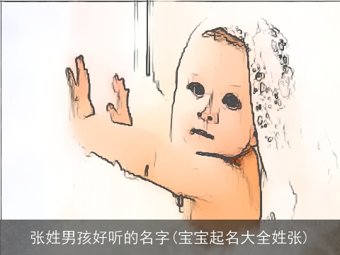 张姓男孩好听的名字(宝宝起名大全姓张)