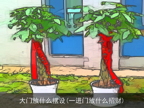 大门放什么摆设(一进门放什么招财)
