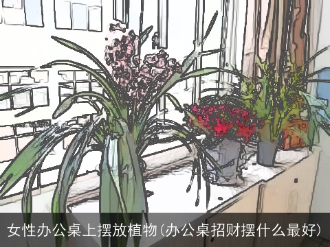 女性办公桌上摆放植物(办公桌招财摆什么最好)
