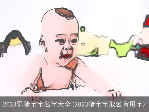 2023男猪宝宝名字大全(2023猪宝宝取名宜用字)