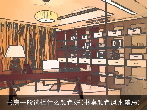 书房一般选择什么颜色好(书桌颜色风水禁忌)
