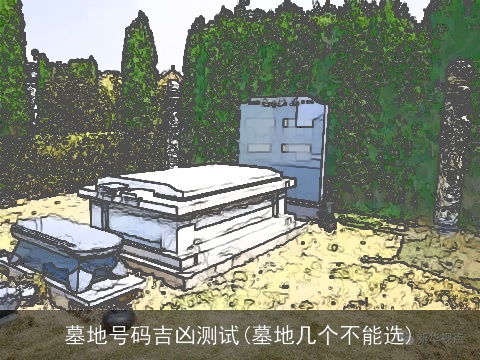 墓地号码吉凶测试(墓地几个不能选)