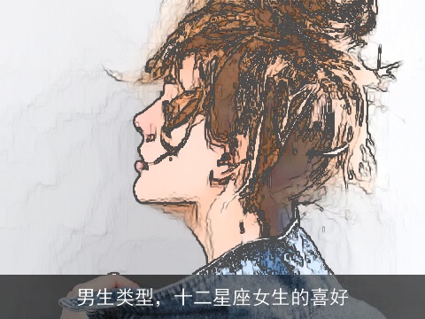 男生类型，十二星座女生的喜好