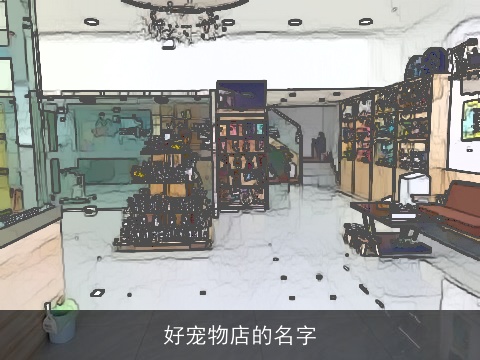 好宠物店的名字