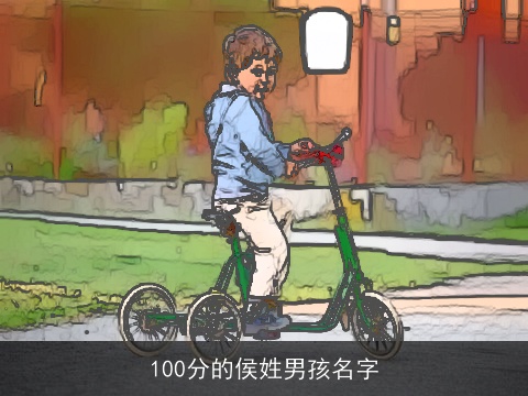 100分的侯姓男孩名字