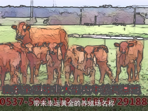 带来幸运黄金的养殖场名称