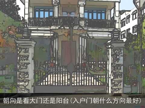 朝向是看大门还是阳台(入户门朝什么方向最好)