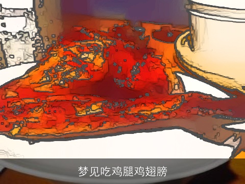 梦见吃鸡腿鸡翅膀
