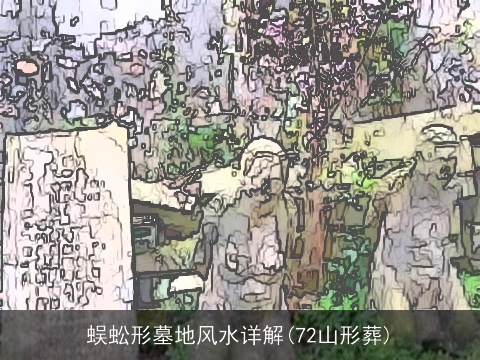 蜈蚣形墓地风水详解(72山形葬)