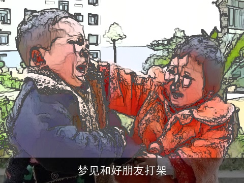 梦见和好朋友打架