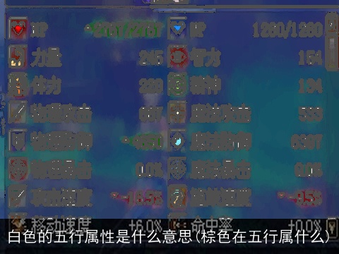 白色的五行属性是什么意思(棕色在五行属什么)