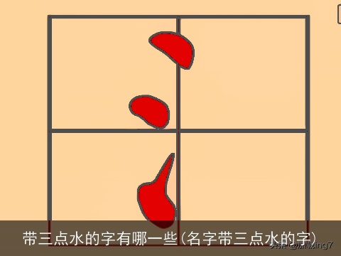 带三点水的字有哪一些(名字带三点水的字)