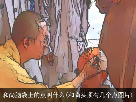 和尚脑袋上的点叫什么(和尚头顶有几个点图片)