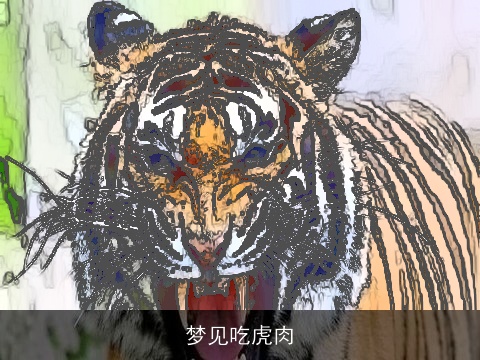 梦见吃虎肉