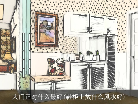 大门正对什么最好(鞋柜上放什么风水好)
