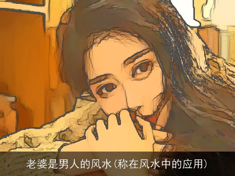 老婆是男人的风水(称在风水中的应用)