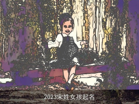 2023宋姓女孩起名