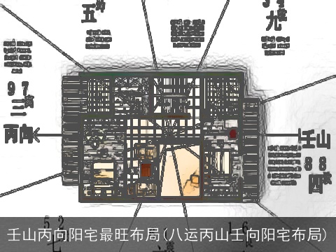 壬山丙向阳宅最旺布局(八运丙山壬向阳宅布局)