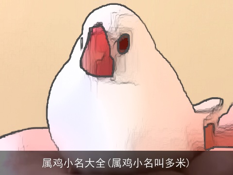 属鸡小名大全(属鸡小名叫多米)