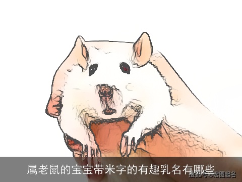 属老鼠的宝宝带米字的有趣乳名有哪些