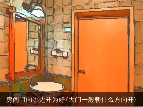 房间门向哪边开为好(大门一般朝什么方向开)