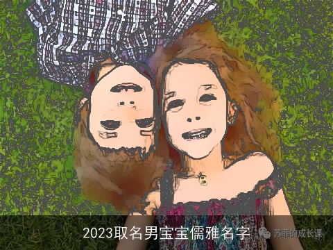 2023取名男宝宝儒雅名字