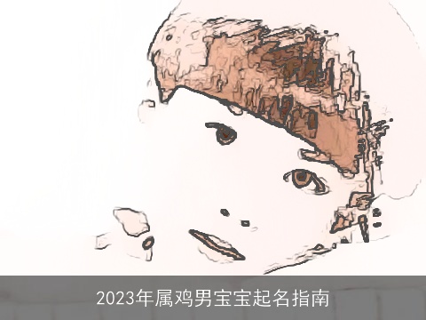 2023年属鸡男宝宝起名指南