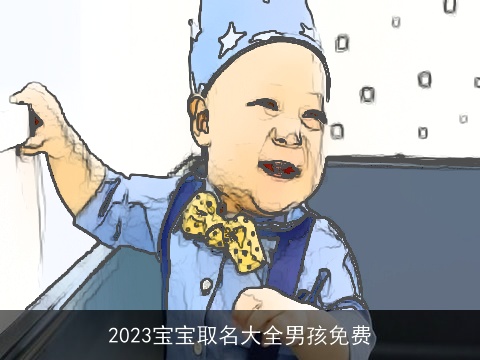 2023宝宝取名大全男孩免费