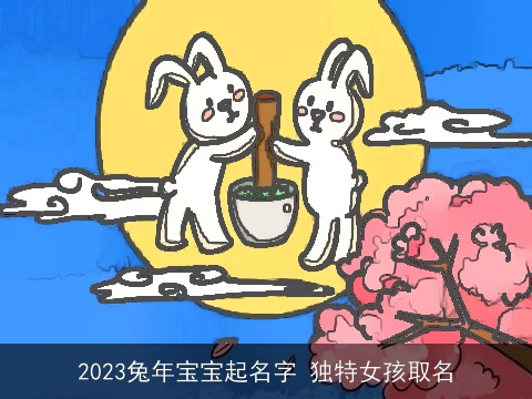 2023兔年宝宝起名字 独特女孩取名