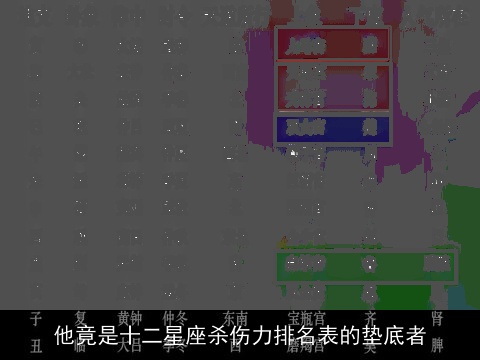 他竟是十二星座杀伤力排名表的垫底者