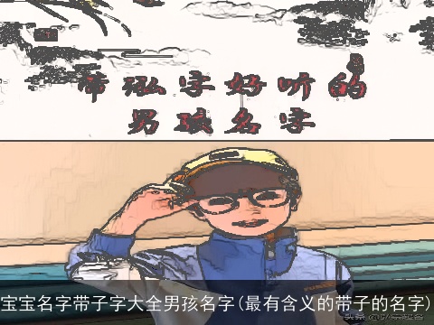 宝宝名字带子字大全男孩名字(最有含义的带子的名字)