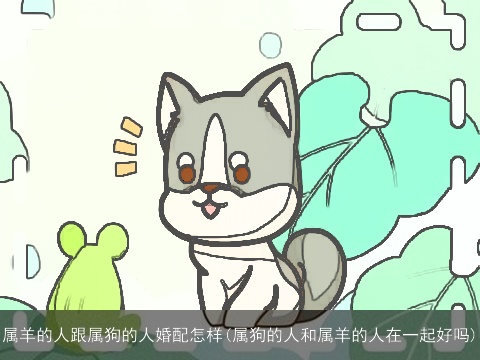 属羊的人跟属狗的人婚配怎样(属狗的人和属羊的人在一起好吗)