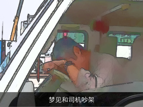 梦见和司机吵架