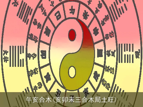 午亥合木(亥卯未三合木局土旺)