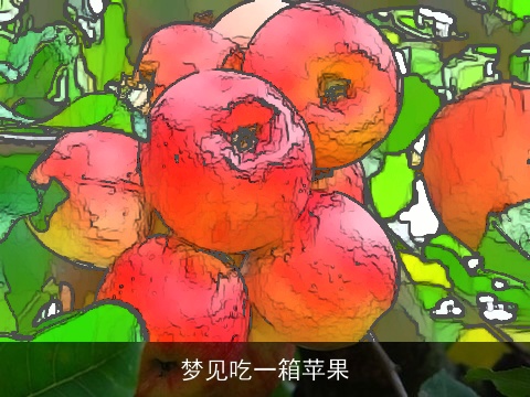 梦见吃一箱苹果