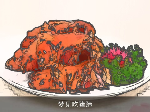 梦见吃猪蹄
