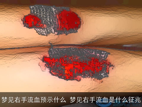 梦见右手流血预示什么 梦见右手流血是什么征兆