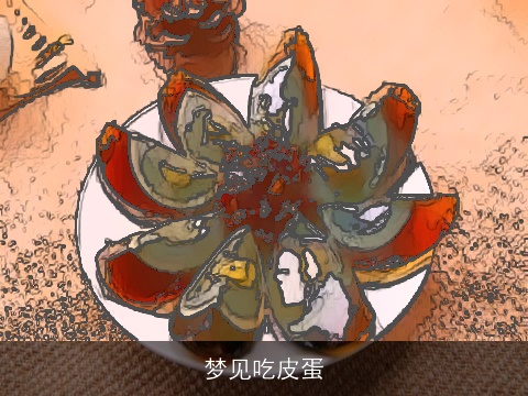 梦见吃皮蛋