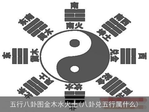 五行八卦图金木水火土(八卦兑五行属什么)