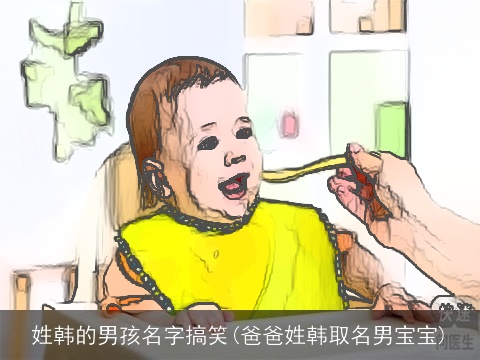 姓韩的男孩名字搞笑(爸爸姓韩取名男宝宝)