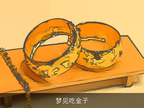 梦见吃金子