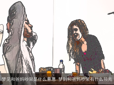 梦见和爸妈吵架是什么意思 梦到和爸妈吵架有什么预兆