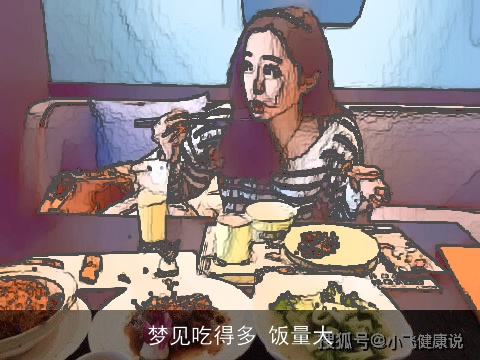 梦见吃得多 饭量大