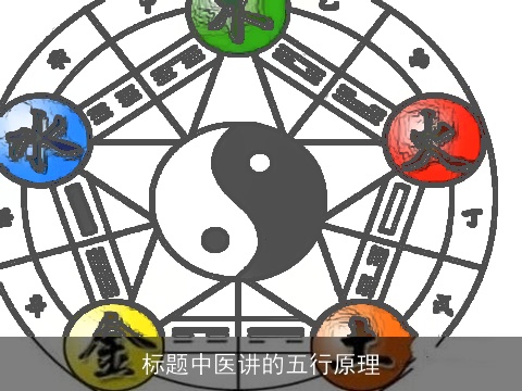 标题中医讲的五行原理