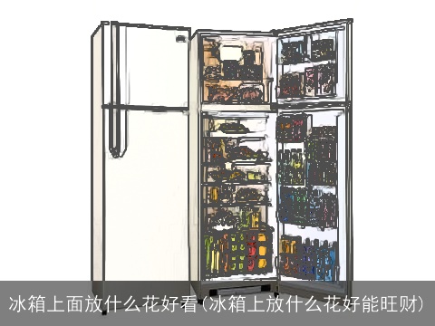 冰箱上面放什么花好看(冰箱上放什么花好能旺财)
