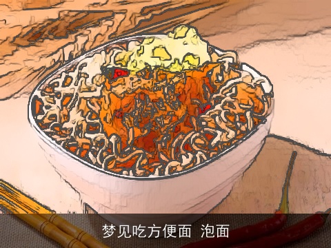 梦见吃方便面 泡面