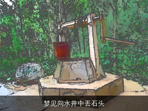 梦见向水井中丟石头