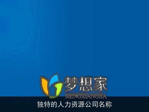 独特的人力资源公司名称
